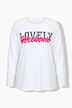 T-shirt Lovely Weekend, décolleté rond et manches longues