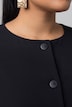Blazer, Techno-Stretch, U-Boot-Ausschnitt, Langarm
