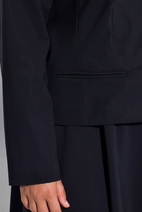 Blazer, Techno-Stretch, U-Boot-Ausschnitt, Langarm