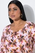 Shirt, A-Linie, Herzausschnitt, 3/4-Arm, Pima Cotton