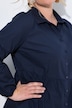 Bluse, A-linje, peplum, langærmet