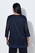 Tuniek, burnout-effect, A-lijn, V-hals, 3/4-mouwen