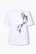 T-Shirt, Boxy Fit, Schleife, Halbarm