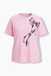 T-Shirt, Boxy Fit, Schleife, Halbarm