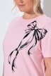 T-Shirt, Boxy Fit, Schleife, Halbarm