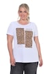 Tričko, pohodlný střih, leopardí motiv, vintage vzhled