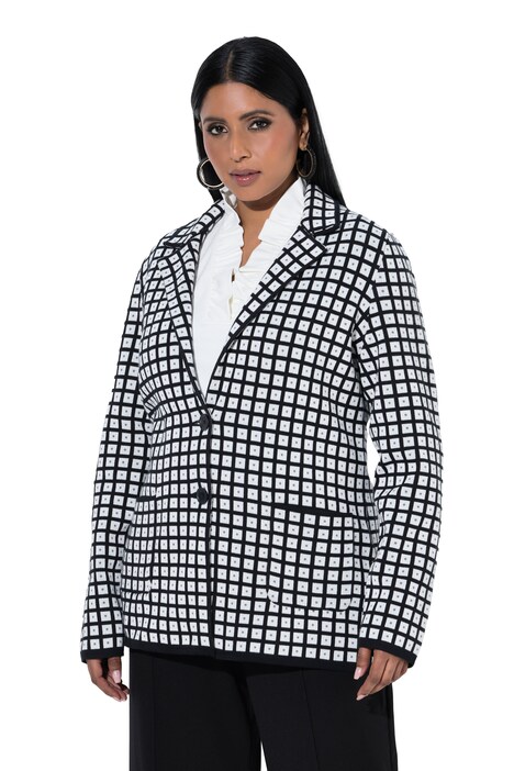 Úpletový blazer