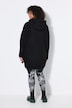 Longjacke, Teddyfleece, Kapuze, Langarm, hinten länger