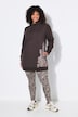 Sweat-shirt oversize, motif à fleurs, capuche et manches longues
