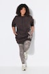 Sweat-shirt oversize, motif à fleurs, capuche et manches longues
