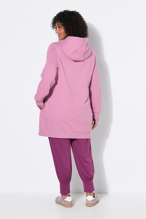 Hoodie, Blüte, Oversized, Kapuze, Langarm