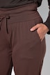 Yogahose, weites Bein, Elastikbund, Kordel