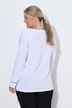 T-shirt, coupe Loose Fit, passepoil coloré, manches longues