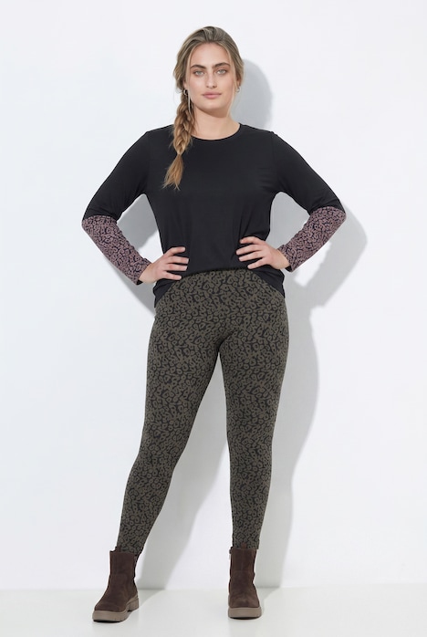 Leggings, bedruckt, Slim, Elastikbund