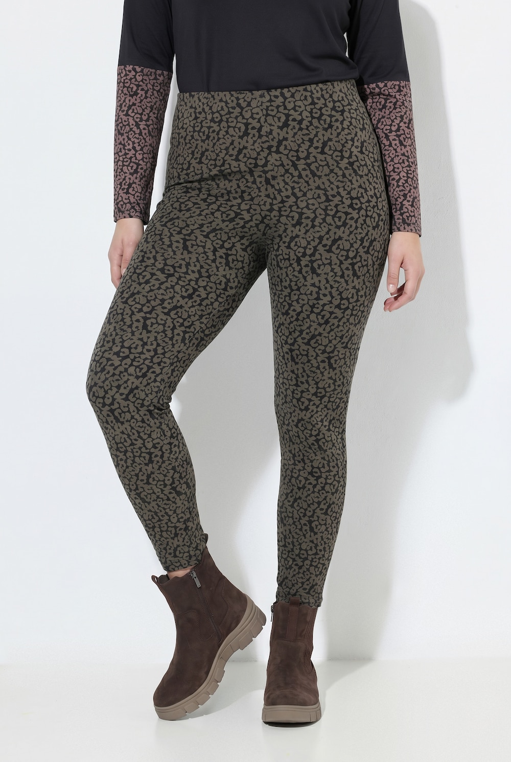Leggings, bedruckt, Slim, Elastikbund