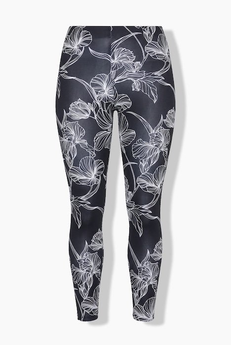 Leggings, Blüten, Slim, Elastikbund