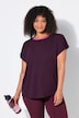 T-Shirt, Oversized, Rundhals, Kurzarm, hinten länger