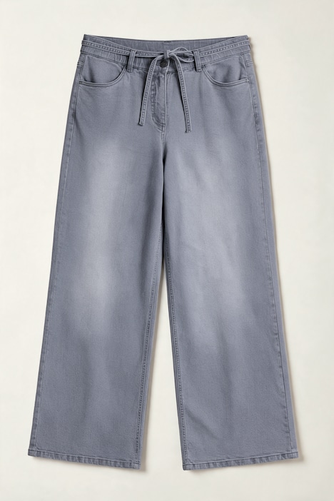 Jeans, extra weit, Grey Denim, 4-Pocket, Biobaumwolle