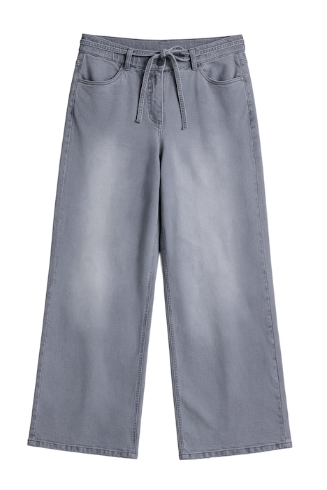 Jeans, extra weit, Grey Denim, 4-Pocket, Biobaumwolle