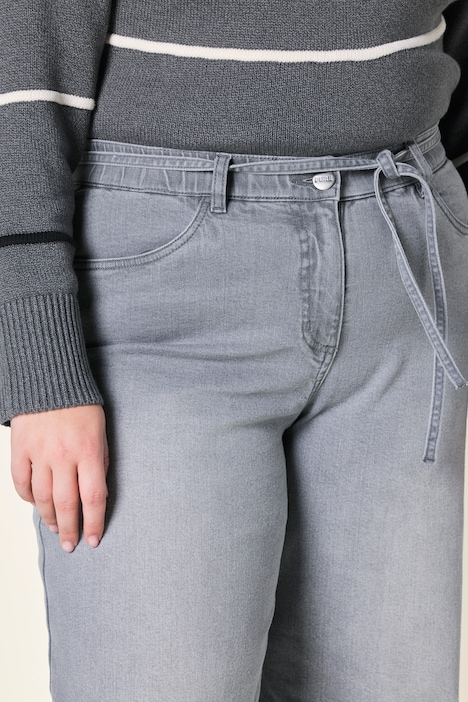 Jeans, extra weit, Grey Denim, 4-Pocket, Biobaumwolle