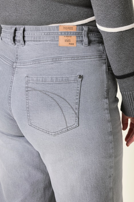 Jeans, extra weit, Grey Denim, 4-Pocket, Biobaumwolle
