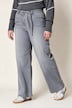 Jeans, extra weit, Grey Denim, 4-Pocket, Biobaumwolle