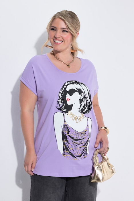 T-Shirt, Komfort Fit, Frauen-Motiv, Halbarm