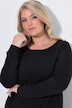 Midi-Sweatkleid, oversized, Mesh-Volants am Saum