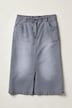 Jeansrock, Grey Denim, Komfortbund, 5-Pocket, Biobaumwolle