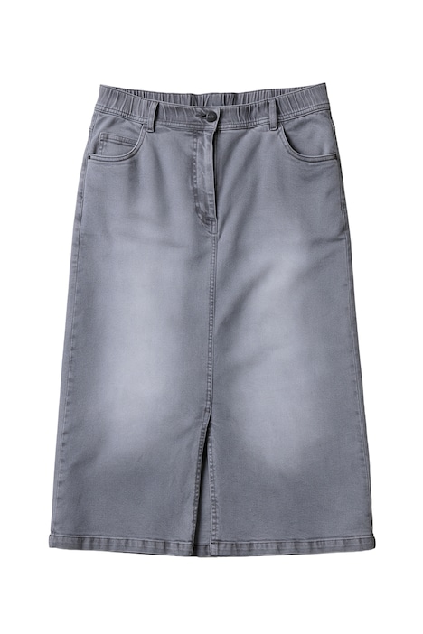 Jeansrock, Grey Denim, Komfortbund, 5-Pocket, Biobaumwolle