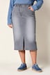Jeansrock, Grey Denim, Komfortbund, 5-Pocket, Biobaumwolle