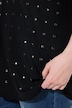 T-shirt avec rivets fantaisie, décolleté rond et manches 3/4, coupe évasée