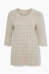 Shirt, Ziernieten, A-Linie, Rundhals, 3/4-Arm