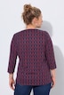 T-Shirt, bedruckt, V-Ausschnitt, 3/4-Arm