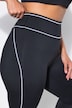 Legging, sierbiesjes, slim fit, stretch