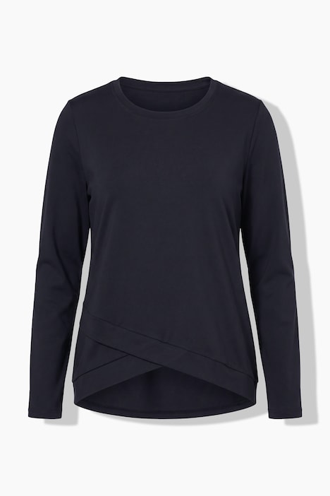 Yoga-Shirt, Slim, Rundhals, Langarm