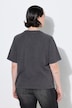T-Shirt, Cattitude-Motiv, Boxy, Rundhals, Halbarm