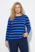 Shirt, Blockstreifen, Classic, Rundhals, Langarm