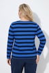 Shirt, Blockstreifen, Classic, Rundhals, Langarm