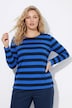 Shirt, Blockstreifen, Classic, Rundhals, Langarm