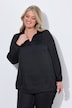 Chiffon blouse, A-lijn, wijde lange mouwen