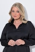 Chiffon blouse, A-lijn, wijde lange mouwen