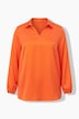 Chiffon blouse, A-lijn, wijde lange mouwen