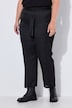 Satin-Cargohose, gerades Bein