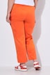 Satin-Cargohose, gerades Bein
