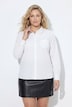 Hemdbluse, A-Linie, Hemdkragen, Langarm
