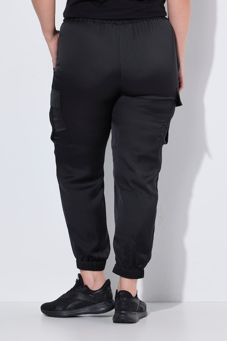 Cargohose, Joggpants-Fit, Cargotaschen, Elastikbund