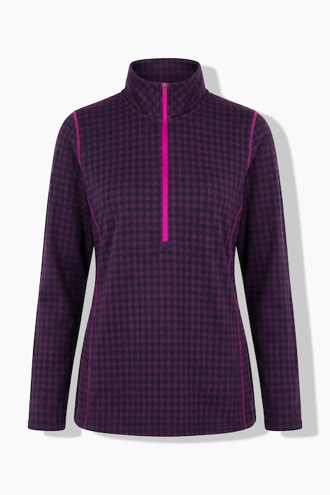 Ski-Funktionsshirt, Farbdetails, Troyerkragen, Langarm