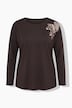 Yoga-Shirt, Lagenoptik, Rundhals, Langarm
