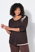 Yoga-Shirt, Lagenoptik, Rundhals, Langarm